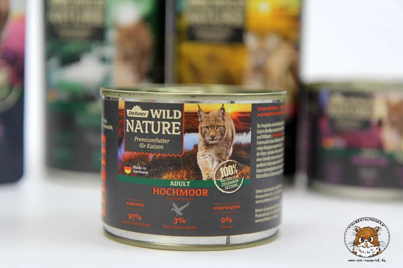 Dehner Wild Nature Hochmoor Enten- und Putenfutter Katze