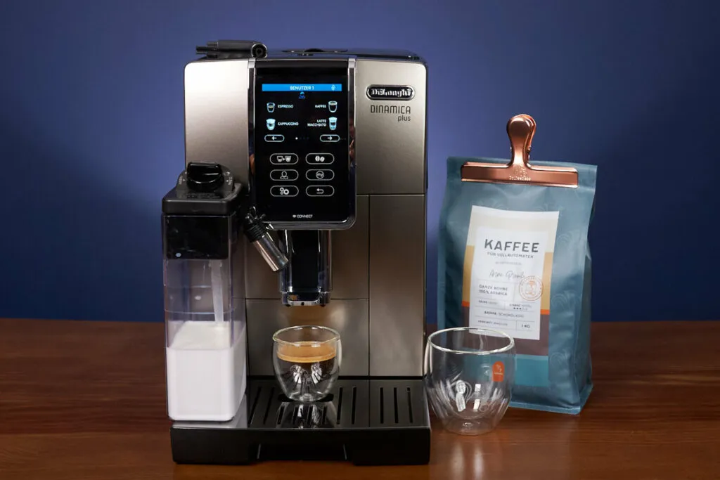 DeLonghi Dinamica Plus Titanium Übersicht Detail