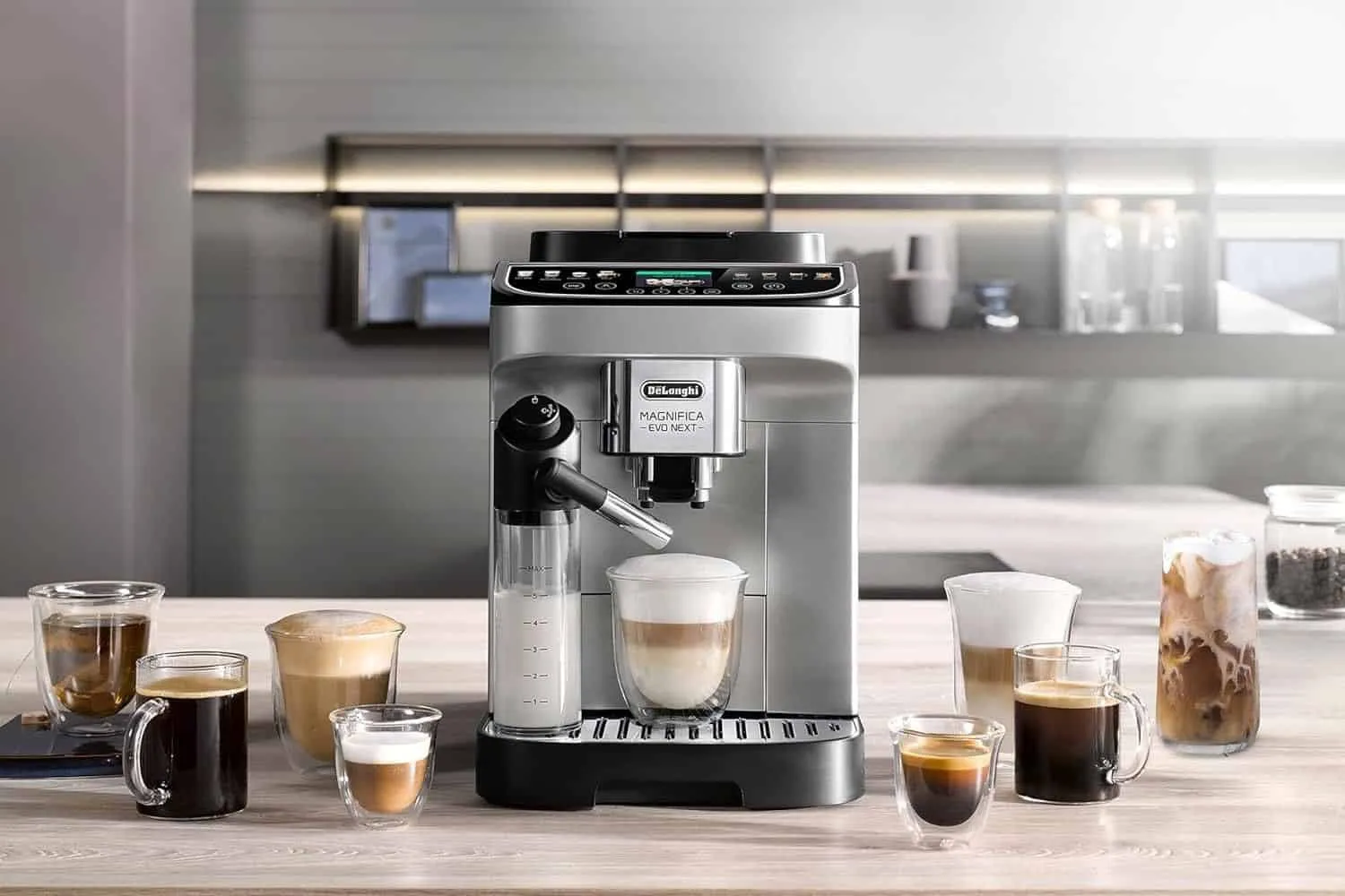 DeLonghi Magnifica Evo Next Getränkeauswahl