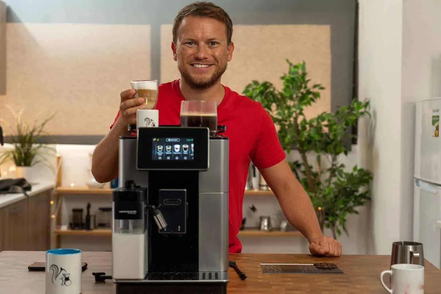 DeLonghi PrimaDonna Soul Kaffeevollautomat im Einsatz