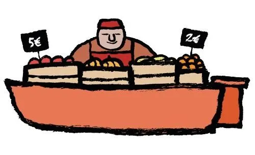 Der Antiquitätenmarkt in Île-sur-la-Sorgue