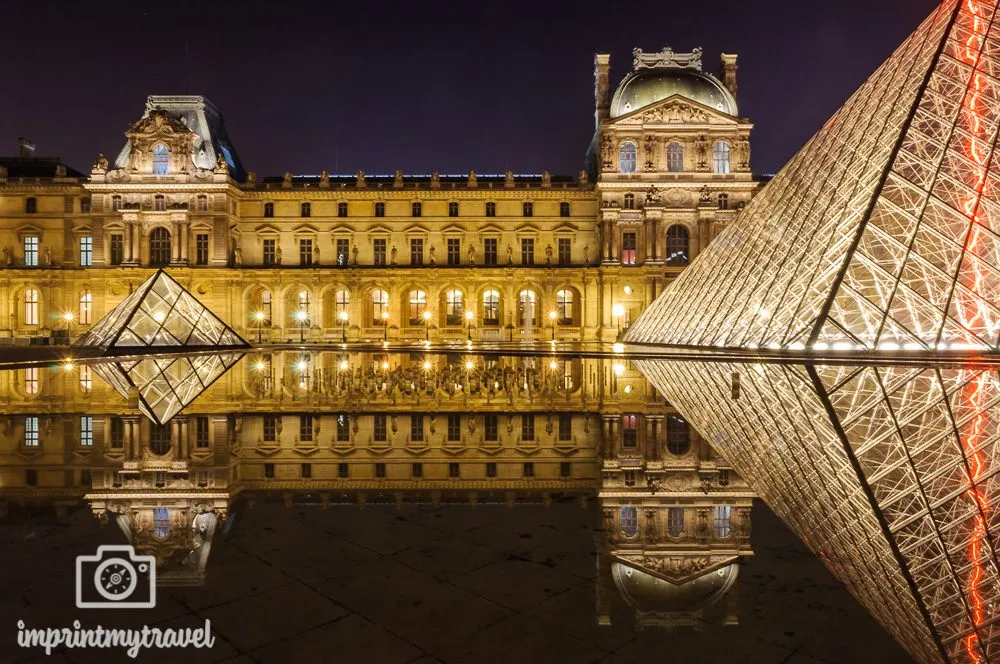 Der Eiffelturm bei Nacht