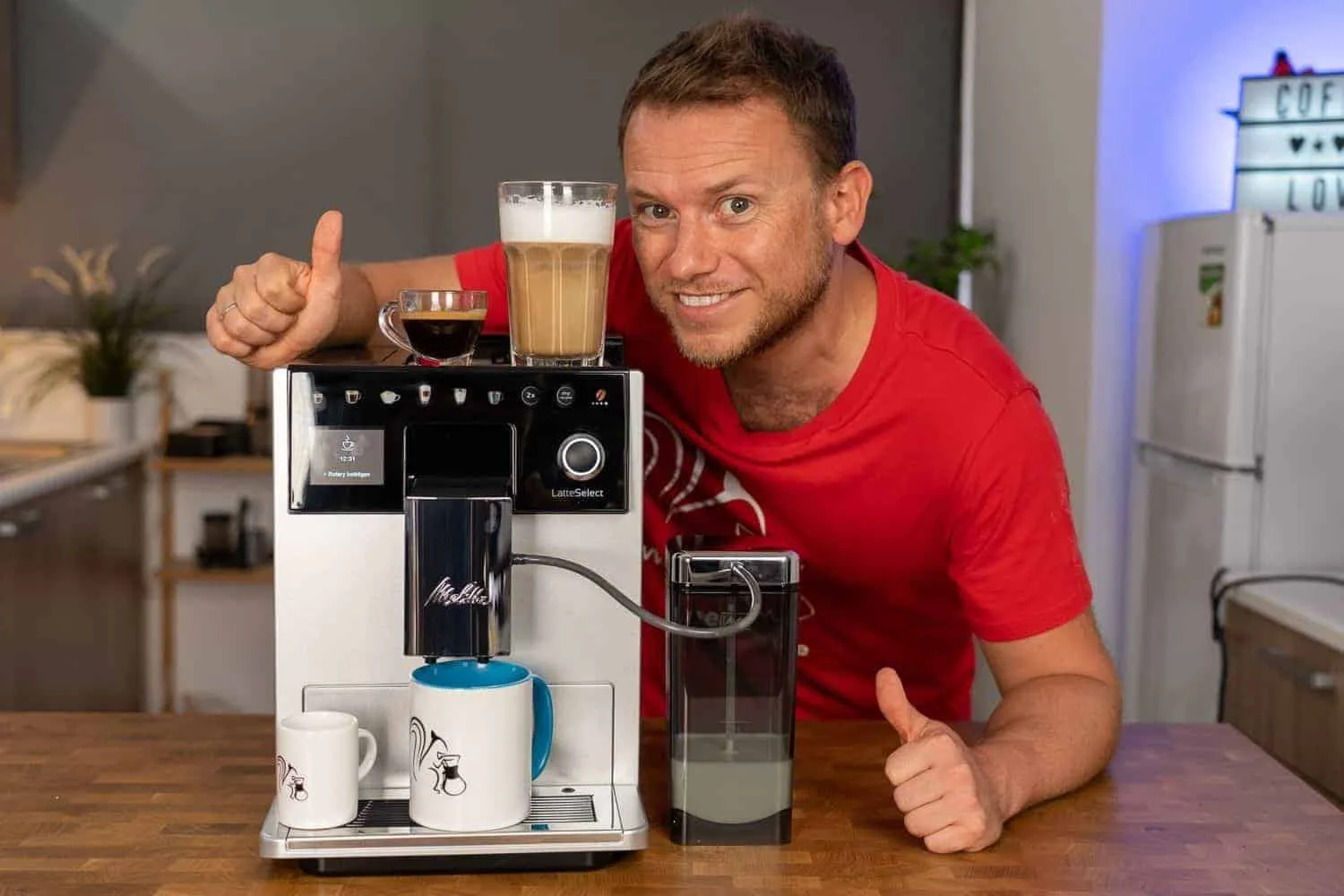 Der Melitta LatteSelect Kaffeevollautomat