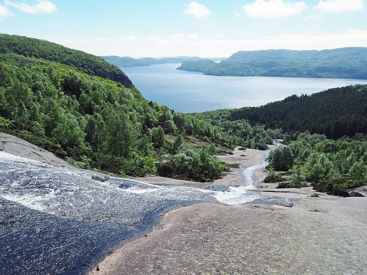 Der Skrelia Wasserfall