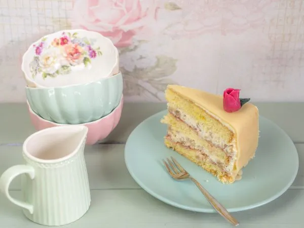 Detail der Tortenrandgestaltung