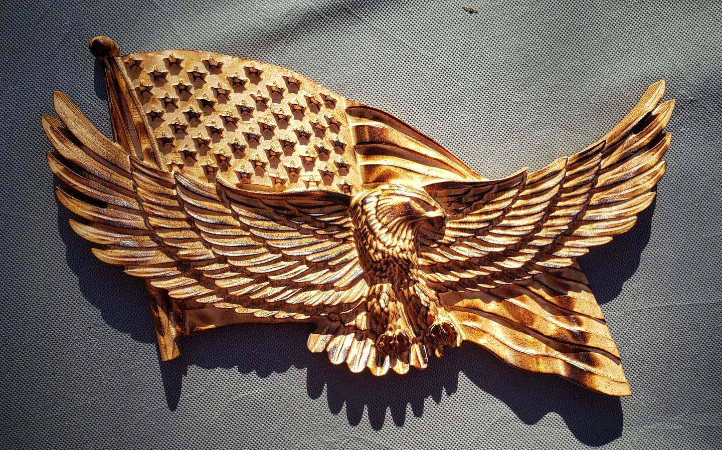 Detailansicht eines 3D-Modells für Reliefschnitzerei