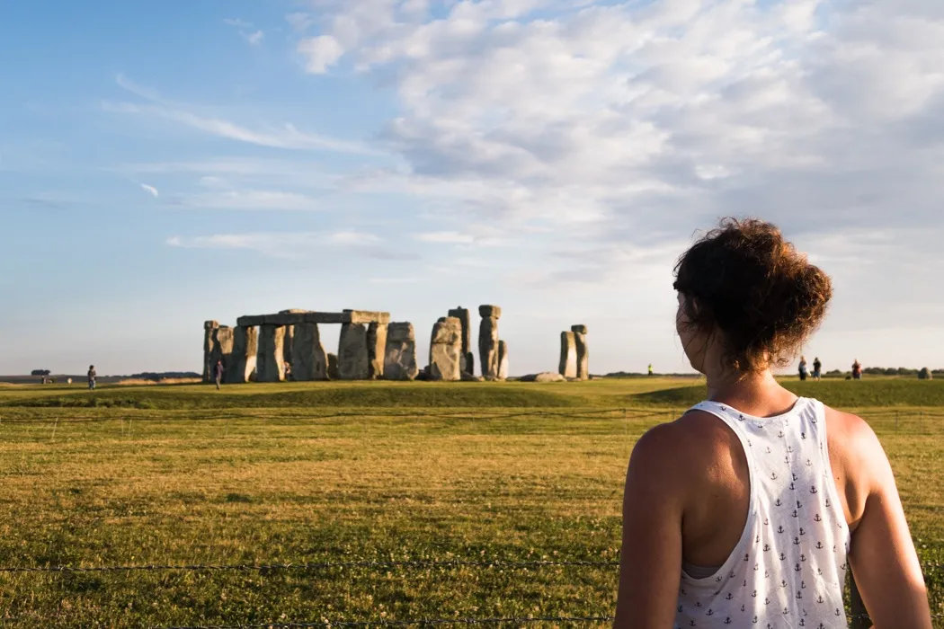 Detailaufnahme der Steine von Stonehenge