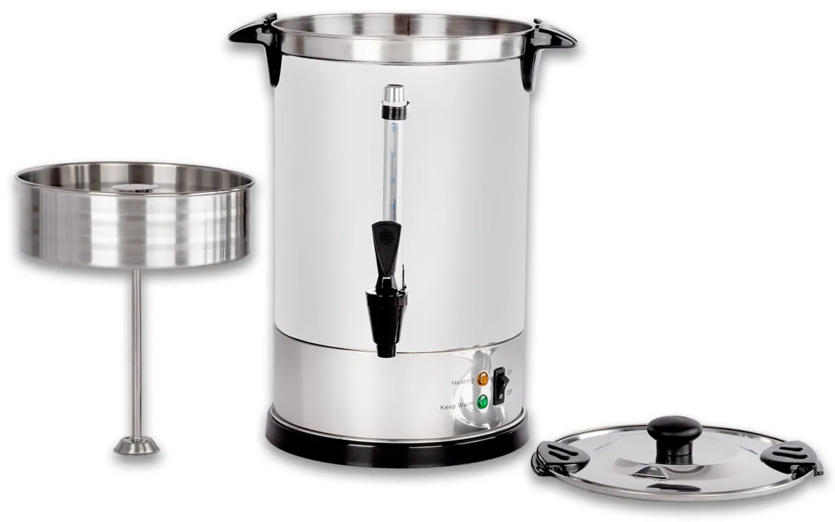 Detailaufnahme des Zapfhahns der Gastro Kaffeemaschine BGK6