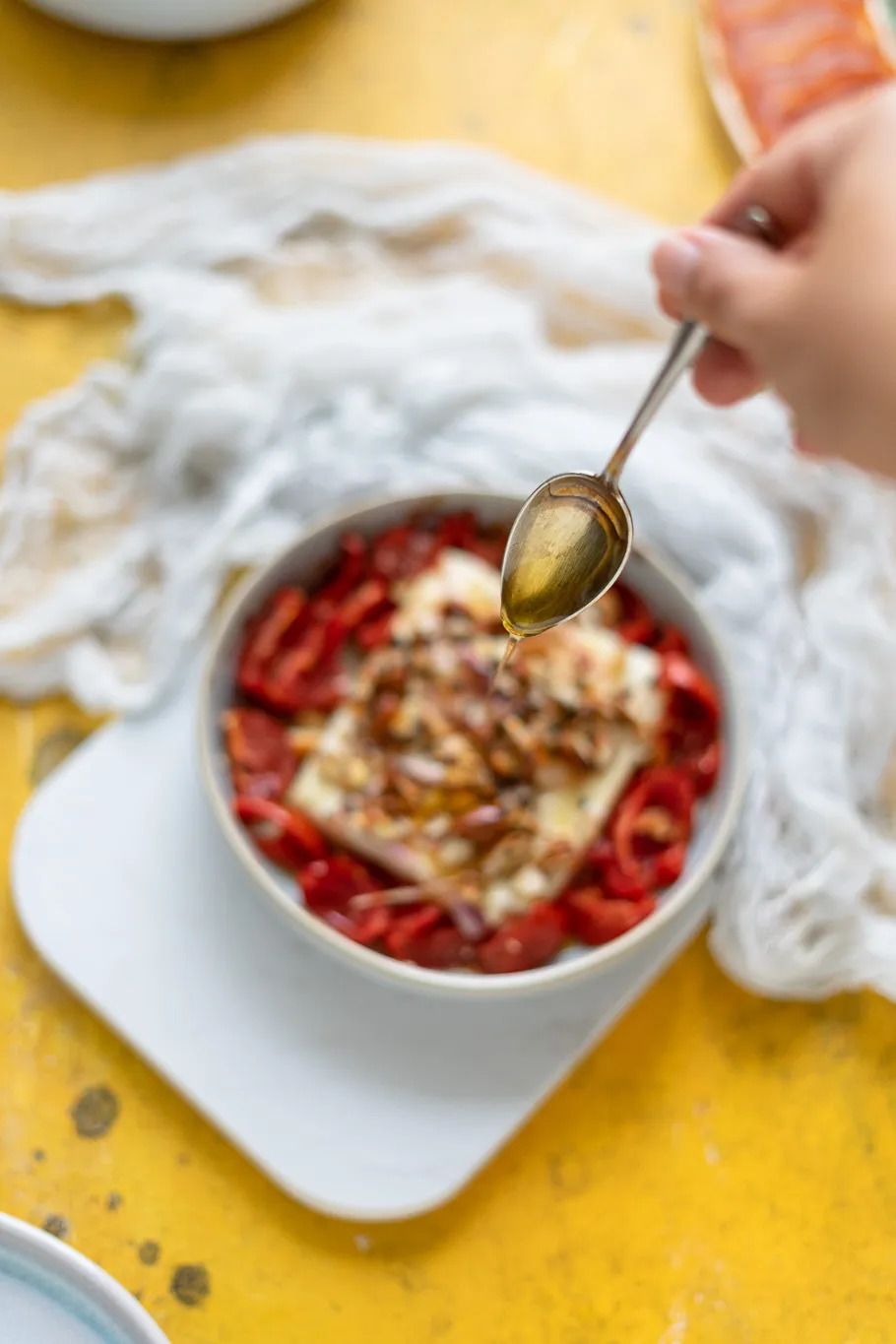 Detailaufnahme eines köstlichen Tapas-Gerichts