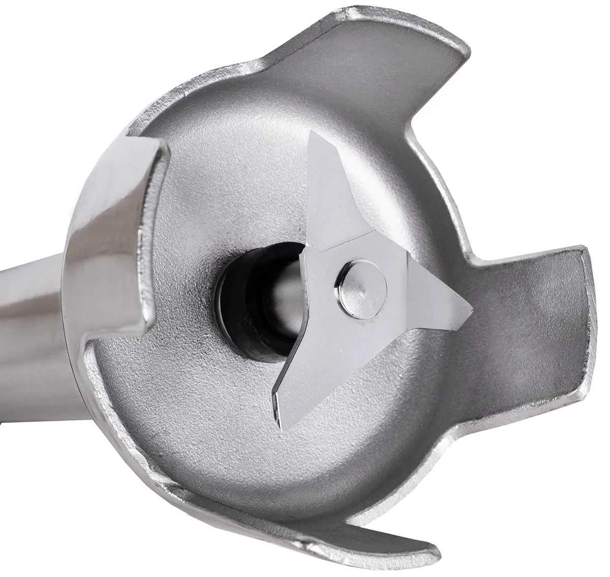 Detaillierter Blick auf den ergonomischen Griff des Gastro Stabmixers