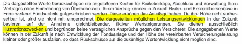 Details der Skandia Hochrechnung und mögliche Ungenauigkeiten