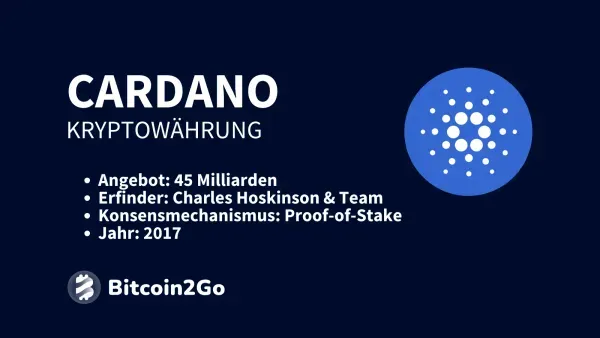 Die maximale Umlaufmenge an ADA-Coins beträgt 45 Milliarden, wovon aktuell gut 35 Milliarden im Umlauf sind.