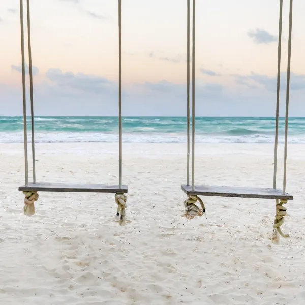 Die Maya Ruinen von Tulum auf einer Klippe über dem Karibischen Meer