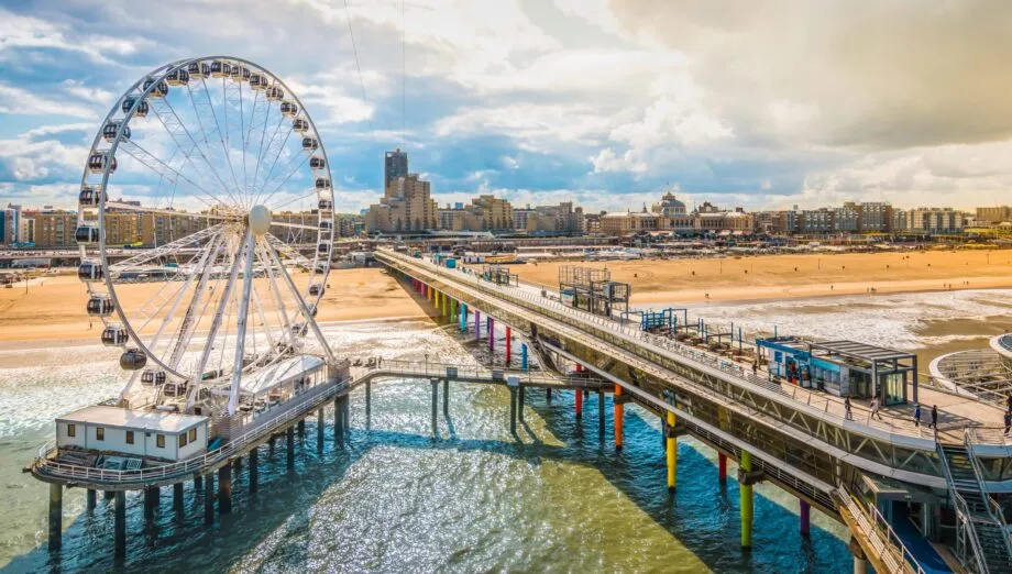 Die Promenade von Scheveningen