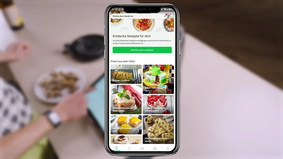 Die Rezeptauswahl auf dem Thermomix TM7 und in der zugehörigen App ist synchronisiert, sodass man sich sofort zurechtfindet.