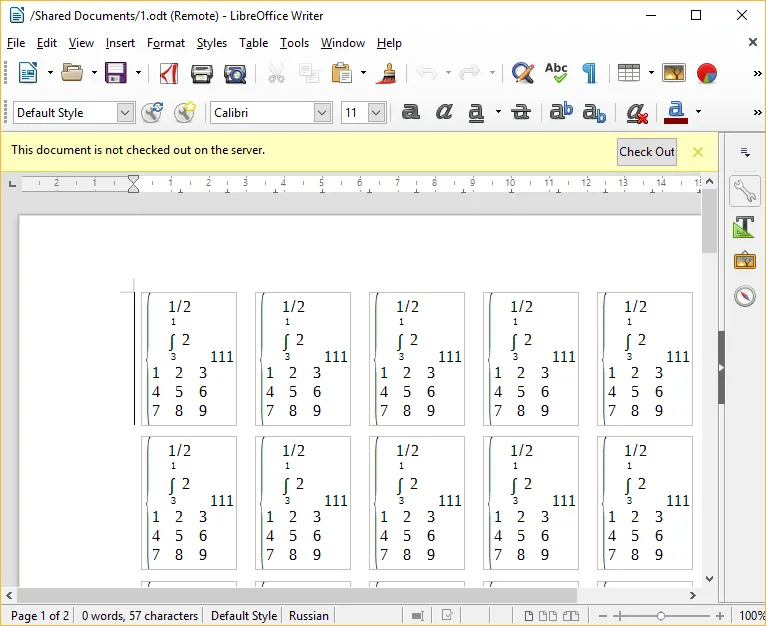 Dokument aus SharePoint in LibreOffice auschecken
