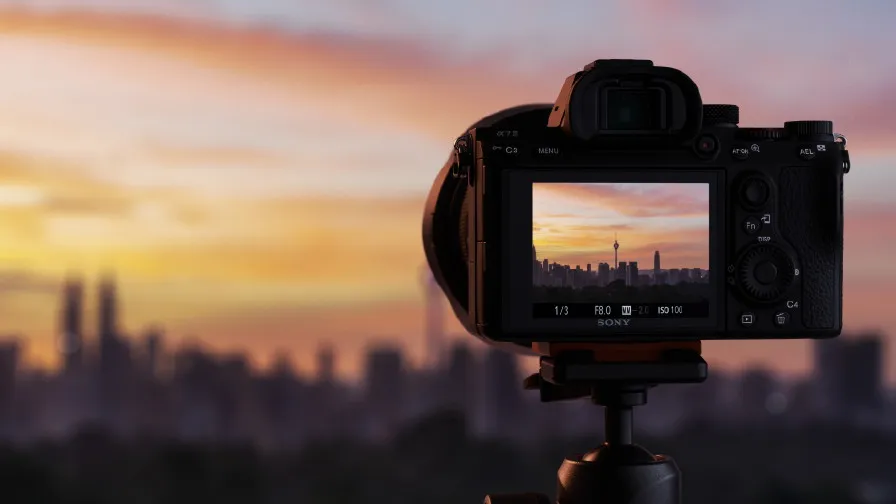 Ein Bildschirmfoto, das die Erstellung eines Zeitraffer-Films in Imaging Edge Desktop zeigt