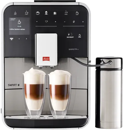 Ein moderner Kaffeevollautomat mit Milchsystem, Modell Barista TS Smart, der Eleganz und Funktion in deutschen Haushalten vereint.
