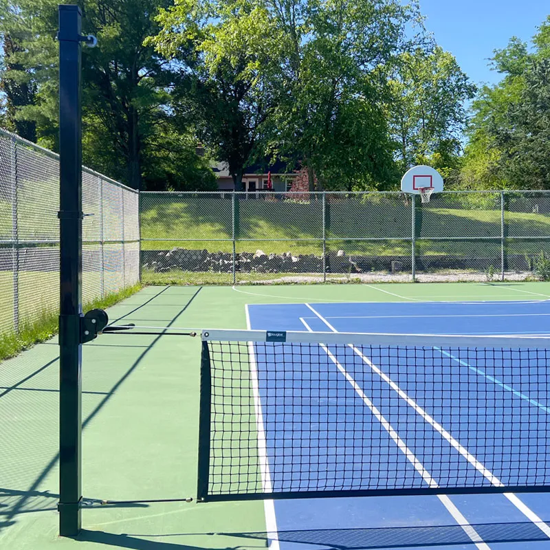 Ein Sportnetz auf Pickleballhöhe, perfekt für schnelle Spiele