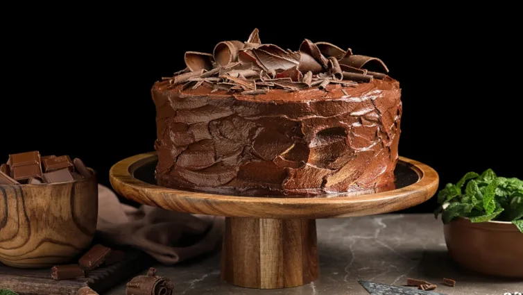 Eine köstliche Schoko-Sahne-Torte, einfach zubereitet und ideal für Backanfänger, mit cremiger Füllung und Schokostückchen.