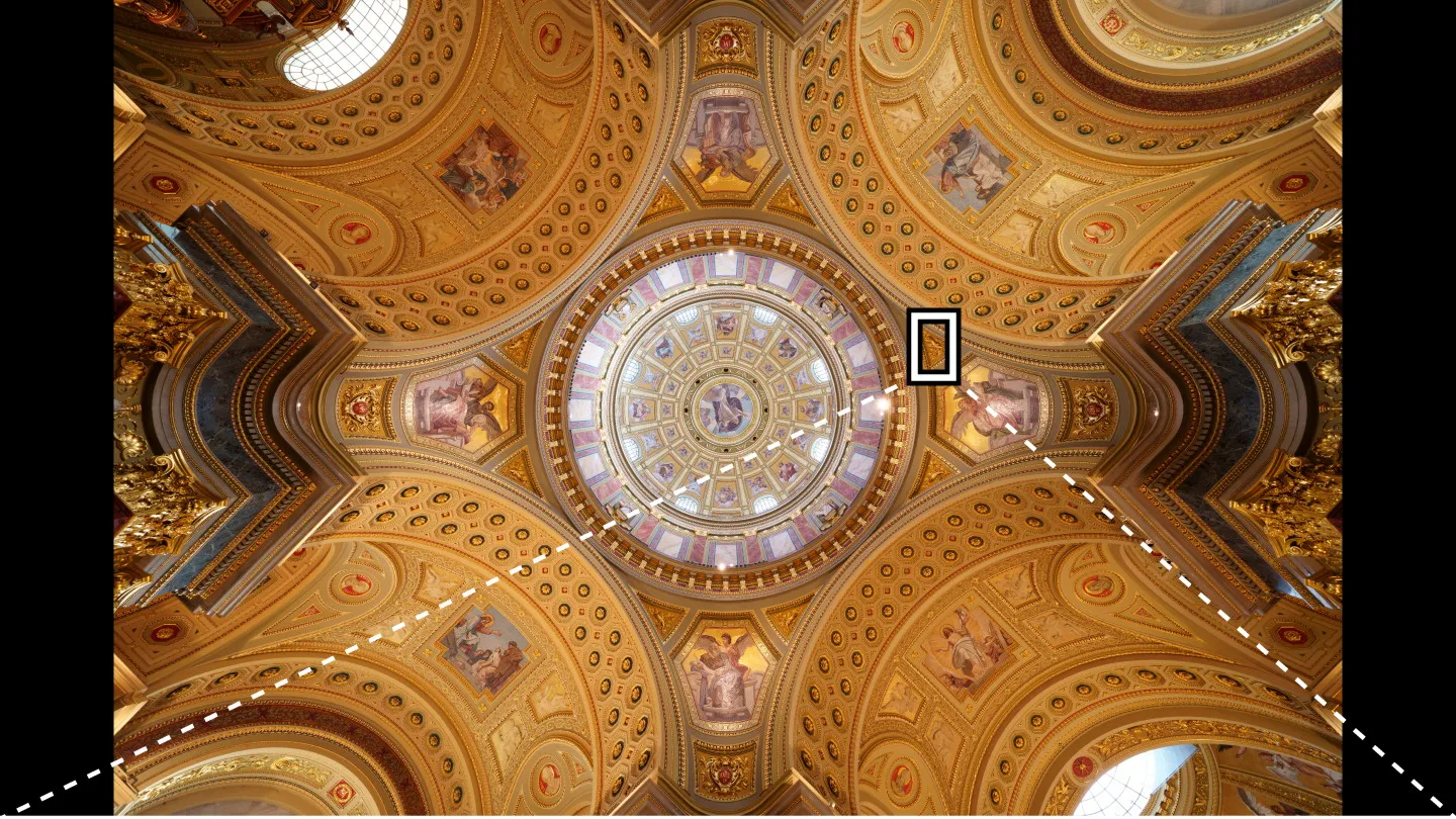 Eine schematische Darstellung des Pixel Shift Multi Shooting Workflows