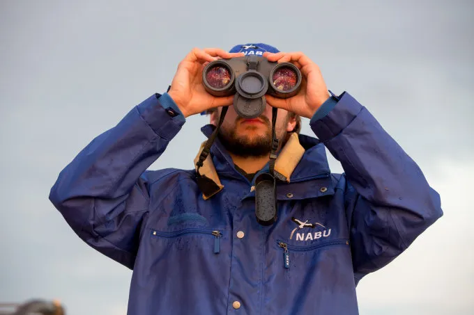 Eine Spendenaktion für den Umweltschutz.