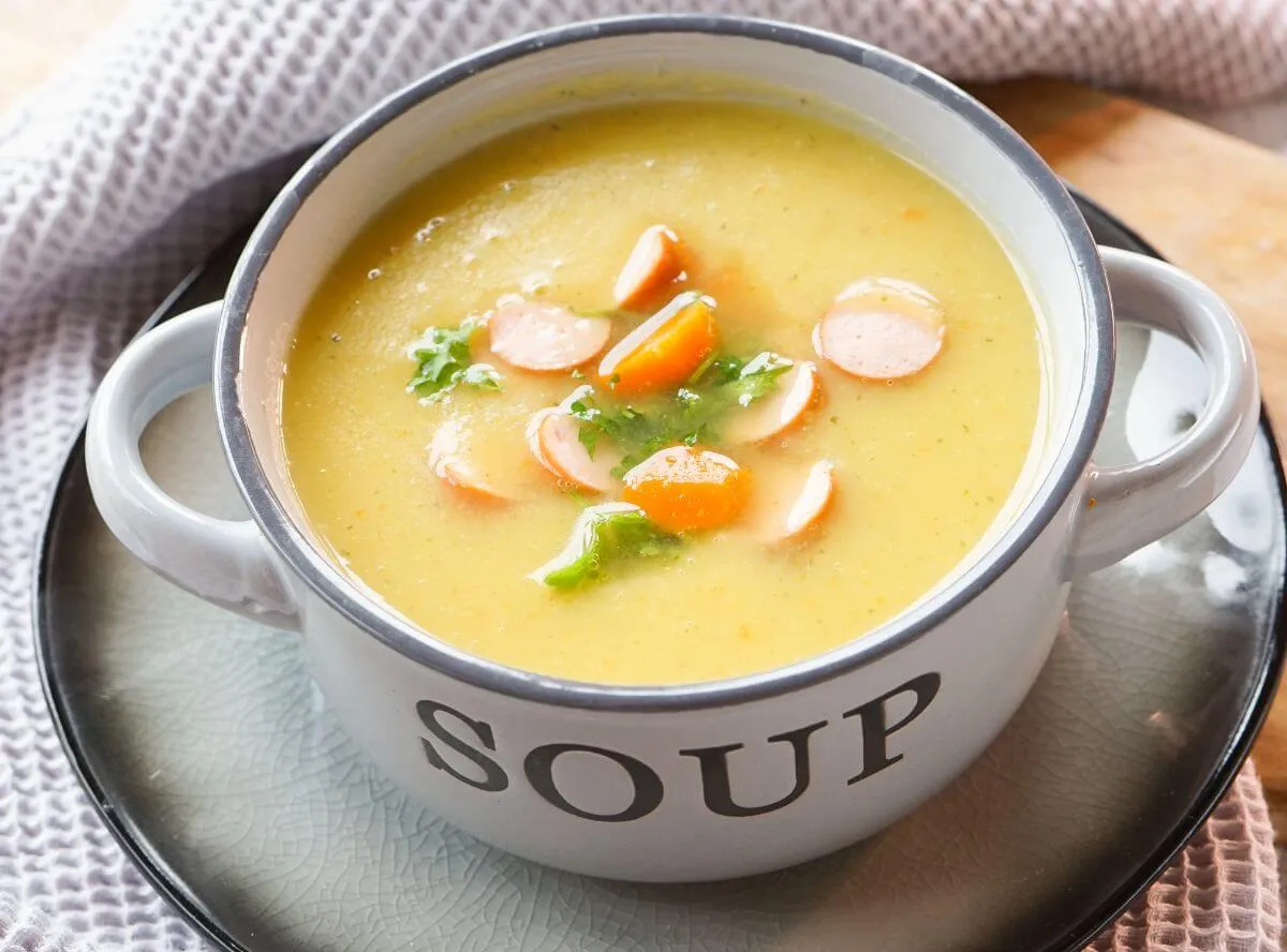 Einfache Kartoffelsuppe wie von Oma