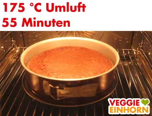 Einfache vegane Schokotorte im Backofen