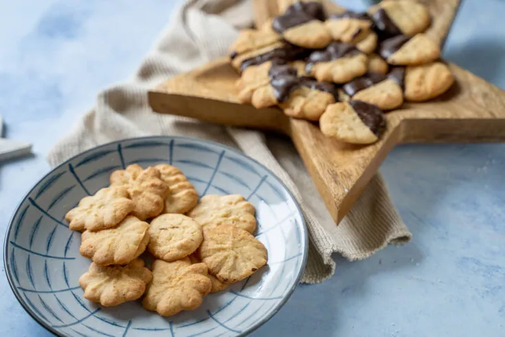 Einfaches Marzipan Spritzgebäck für die Weihnachtszeit, ein Genuss für Marzipanfans.