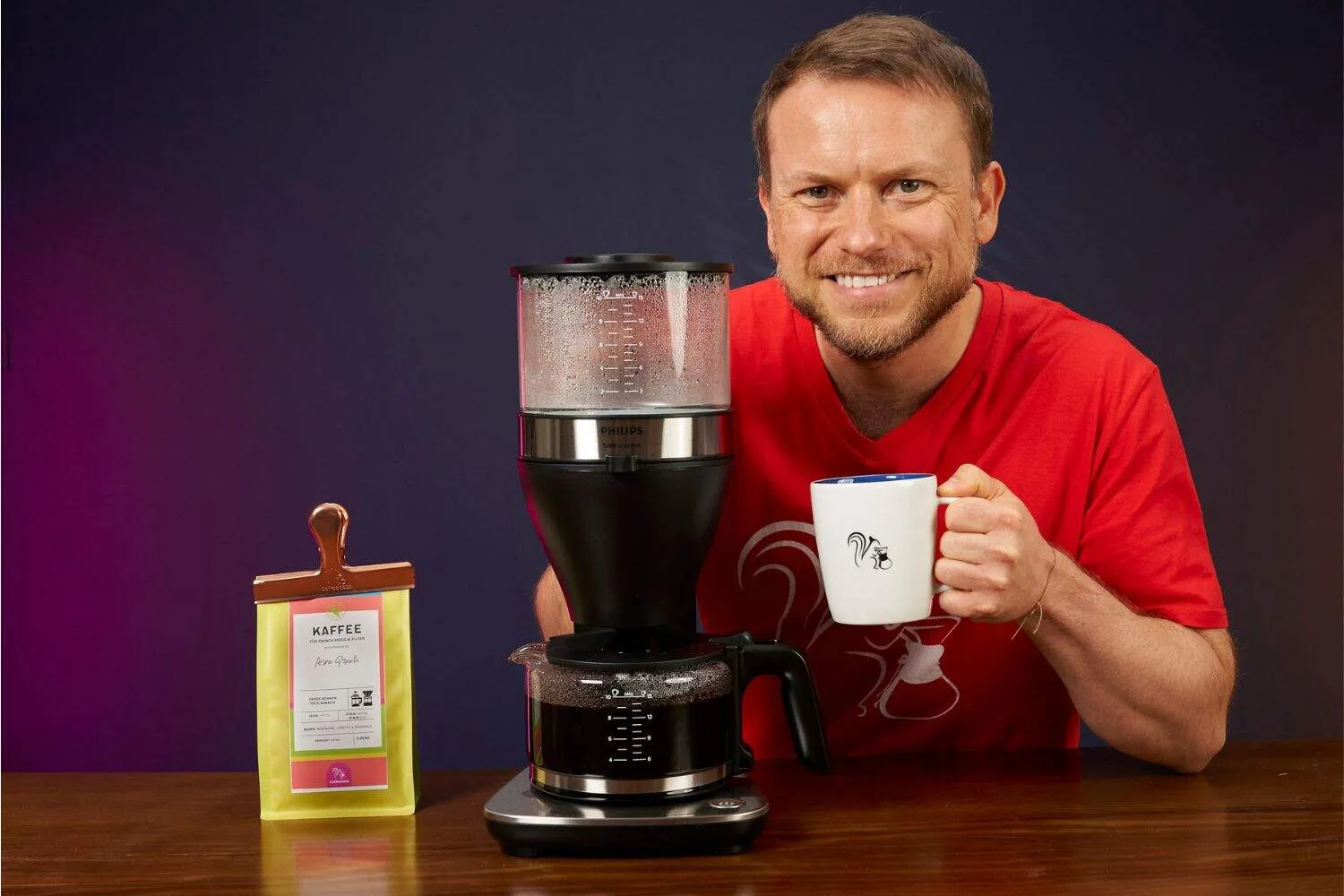 Einzigartiges Design der Philips Café Gourmet HD 5416/60