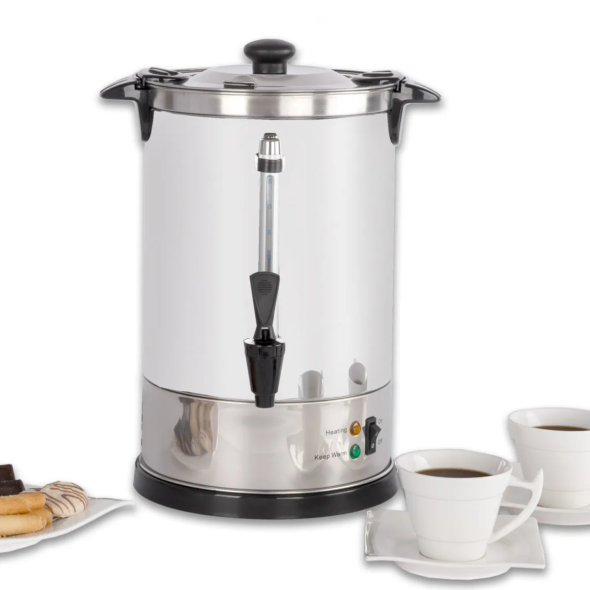Elegante Edelstahl Gastro Kaffeemaschine BGK6 im Einsatz