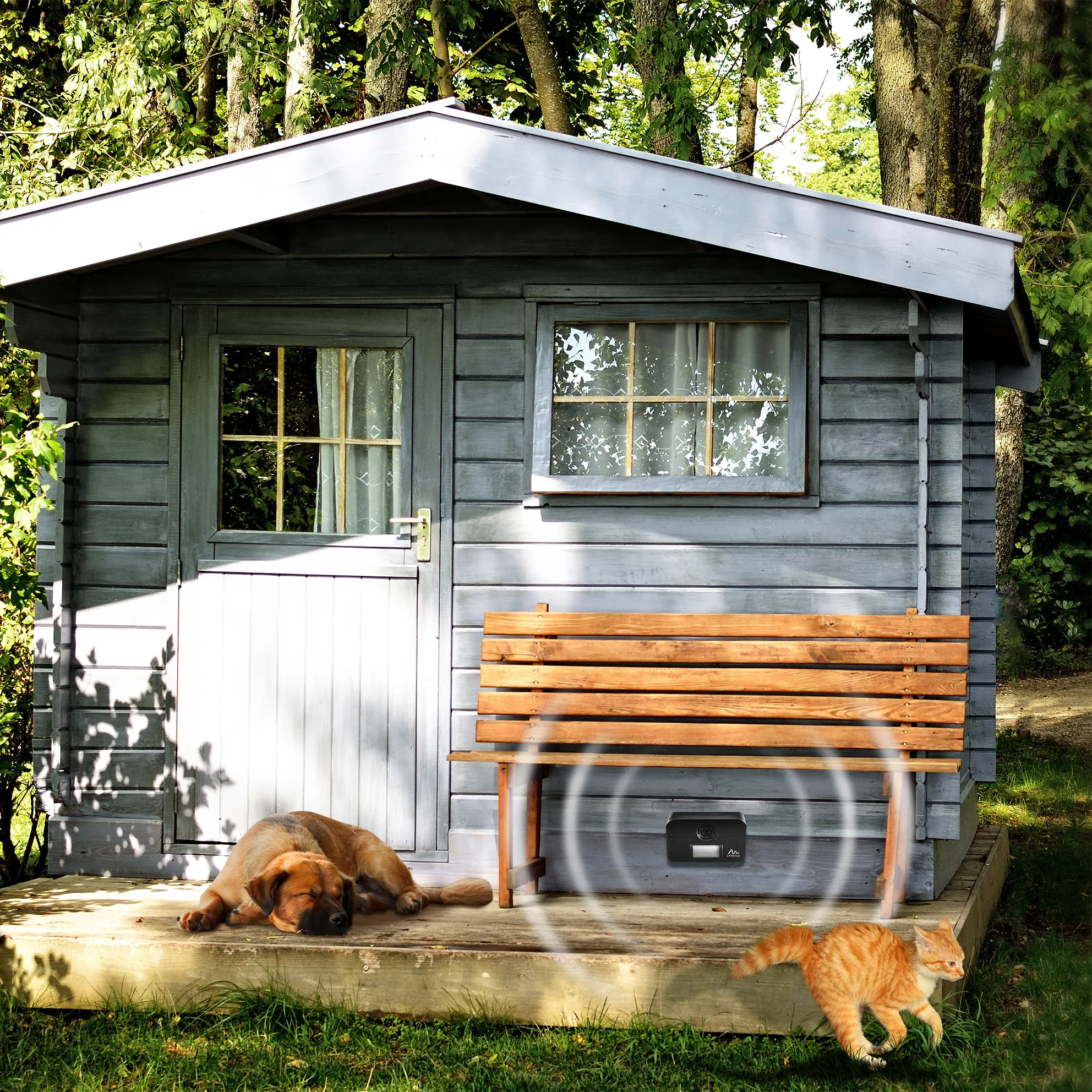 Elektronischer Katzenschreck mit Ultraschall von GARDIGO