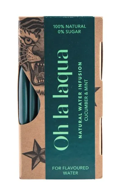 Erfrischende Gurke-Minze Aromasticks für Wasser