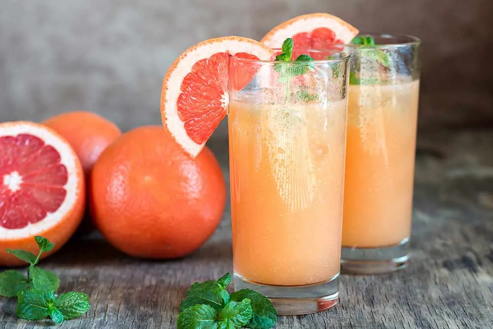 Erfrischender Grapefruitsaft, eine antioxidative Option unter den gesunden Säften