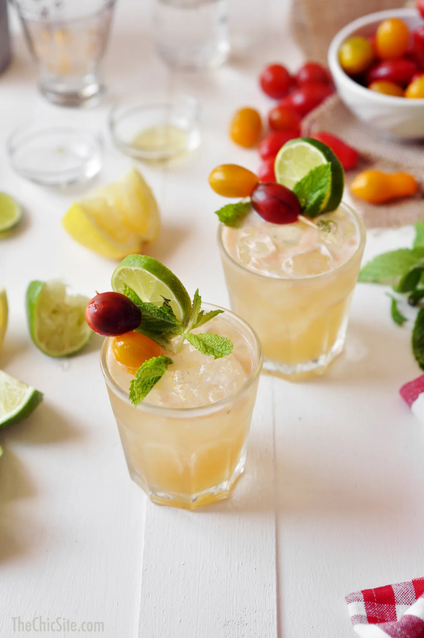 Erfrischender Tomaten Mojito Cocktail für den Sommer