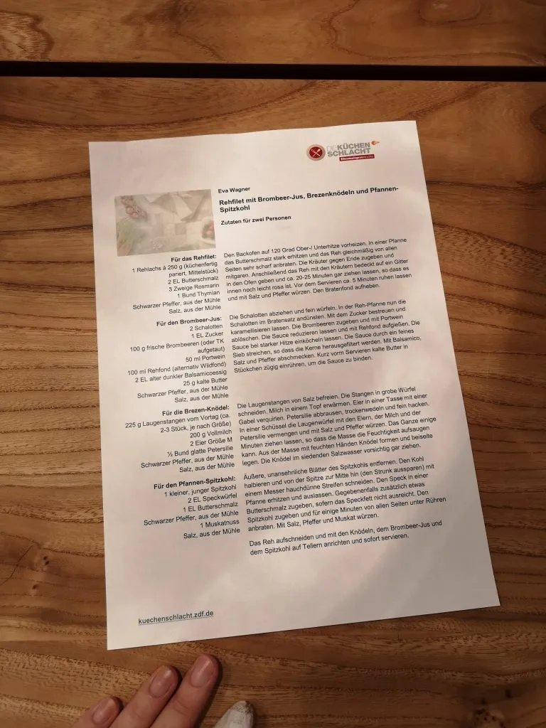 Evchen bei Die Küchenschlacht im ZDF