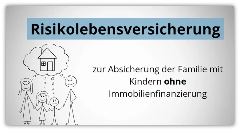 Familie mit Kindern benötigt Lebensversicherung Höhe
