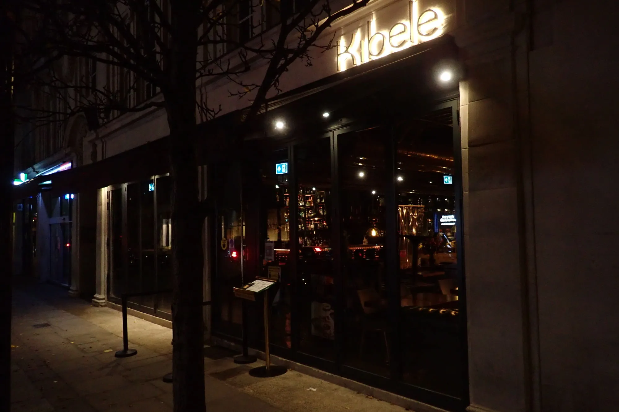 Fassade des Restaurants.