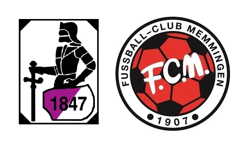 FC Memmingen im Auswärtsspiel gegen TSV Schwaben Augsburg, Spieler in Aktion