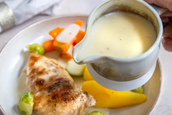 Feine Rieslingsauce als edle Fischbegleitung