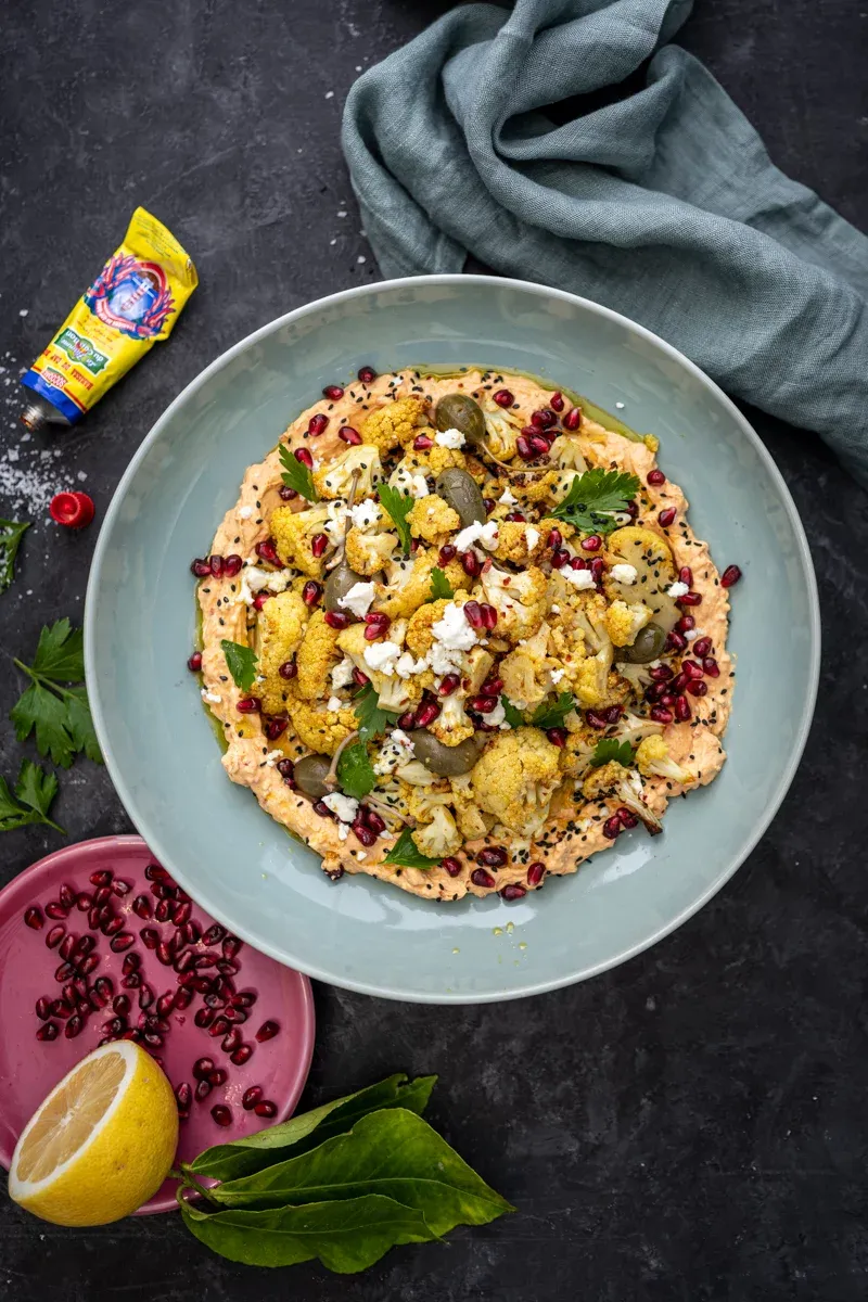 Feta-Rezepte Ofen-Blumenkohl mit Feta trickytine