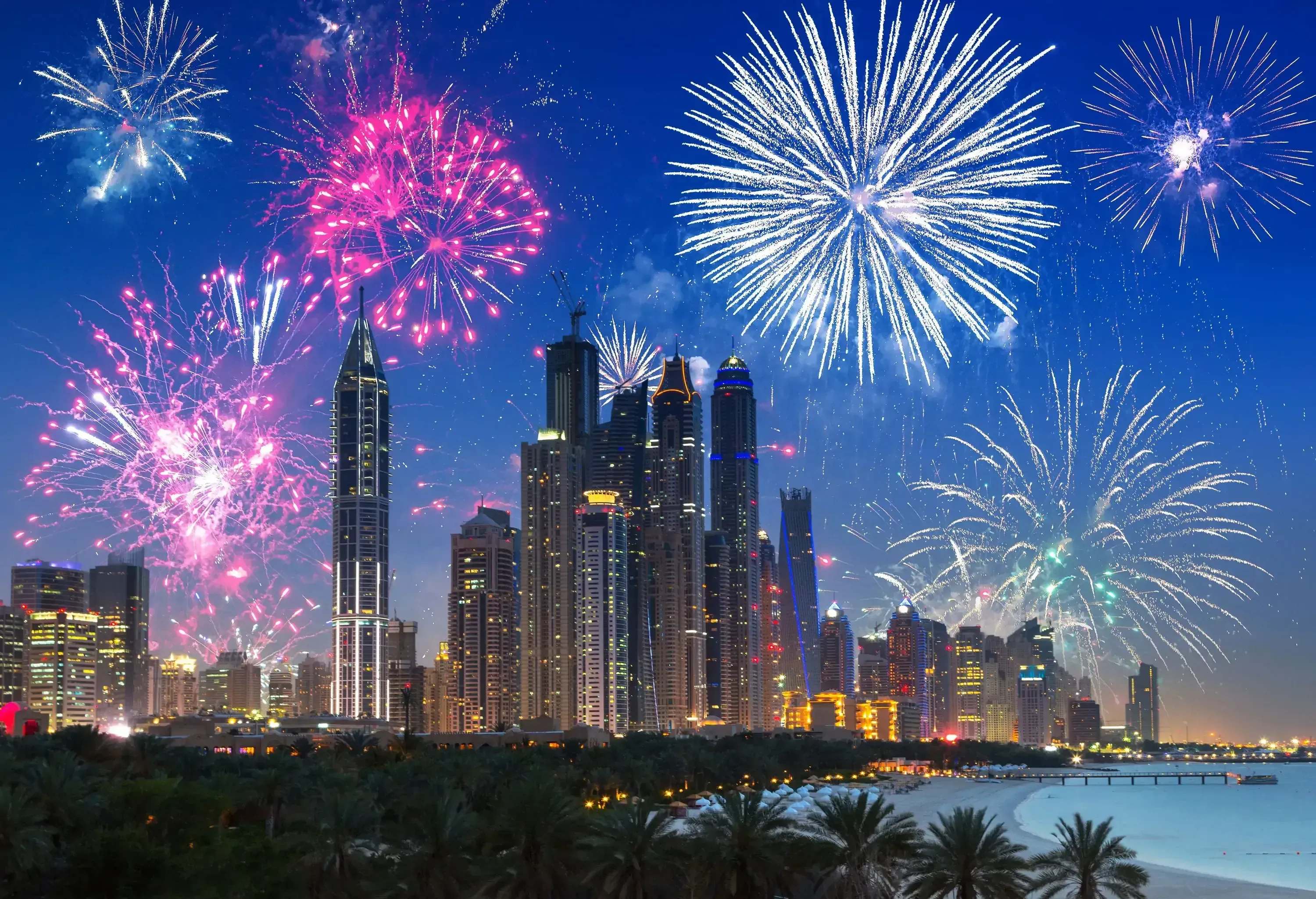 Feuerwerk über Dubai