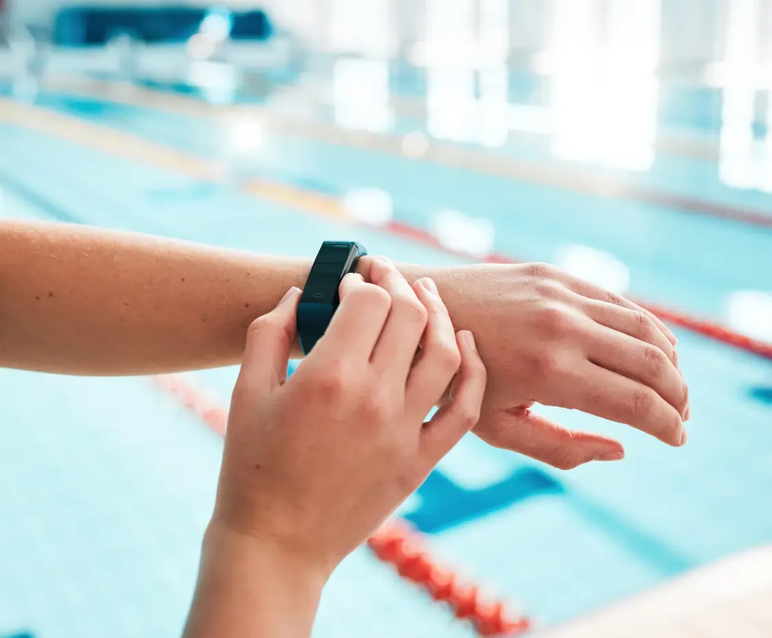 Fitnesstracker Herzfrequenz Schwimmen