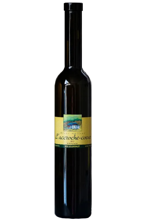 Flasche L'Accroche Cœur von Domaine le Luissalet, Süsswein zum Gault-Millau Aprikosenmousse