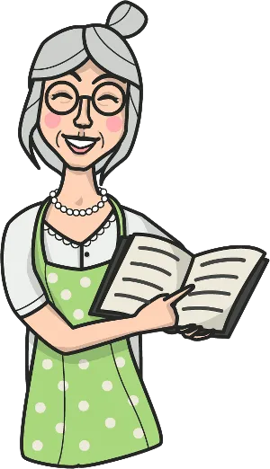 Frag Mutti Logo mit Mutterfigur, der zentrale Ratgeber für alle Haushaltsthemen und Gerätepflege