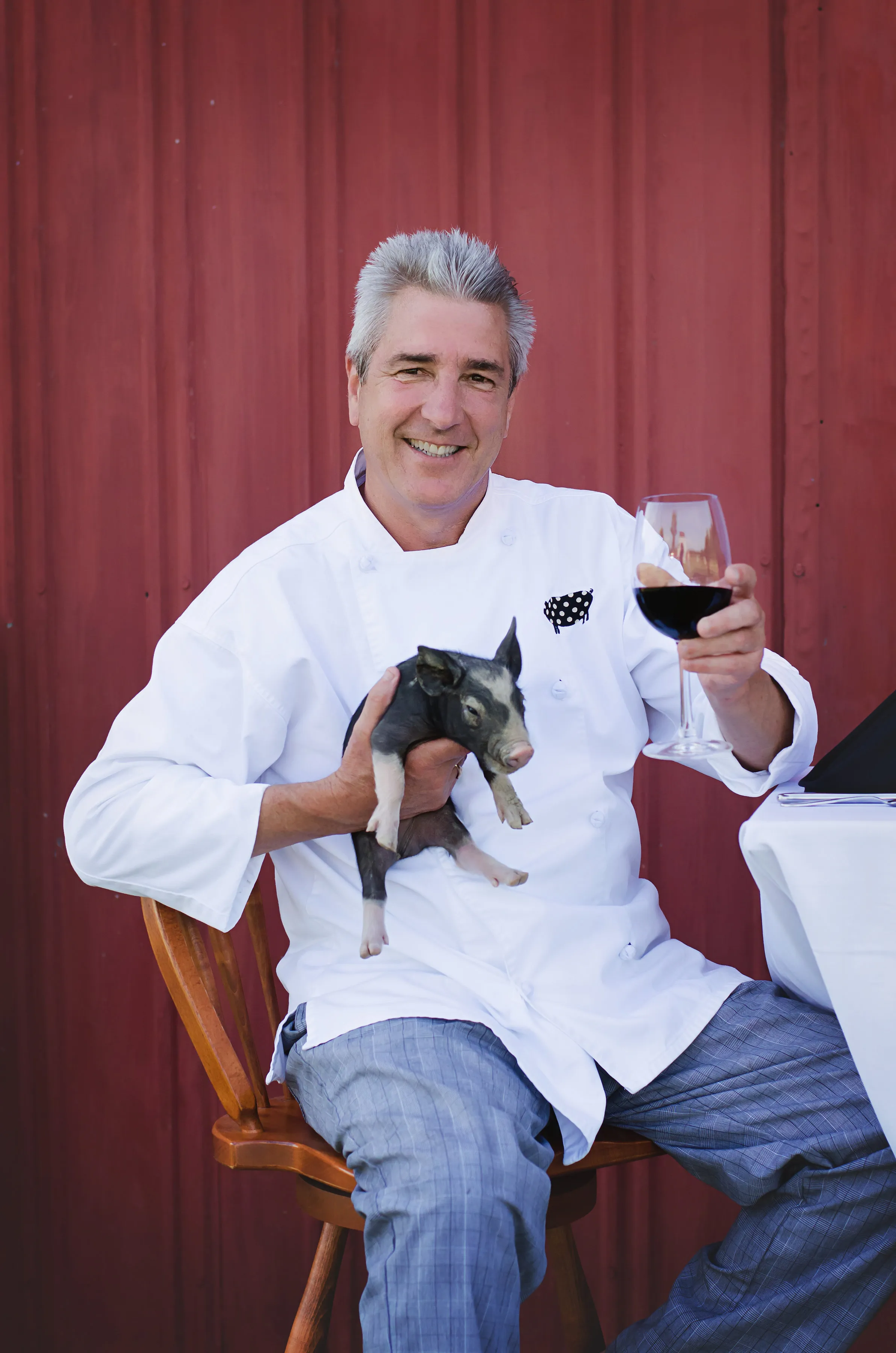 Frische, lokale Zutaten direkt vom Hof für das Cochon Restaurant