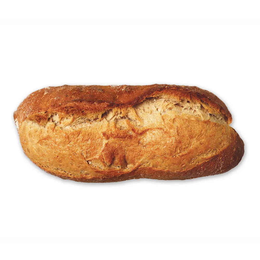 Frisches Ciabatta Brot, außen knusprig, innen weich