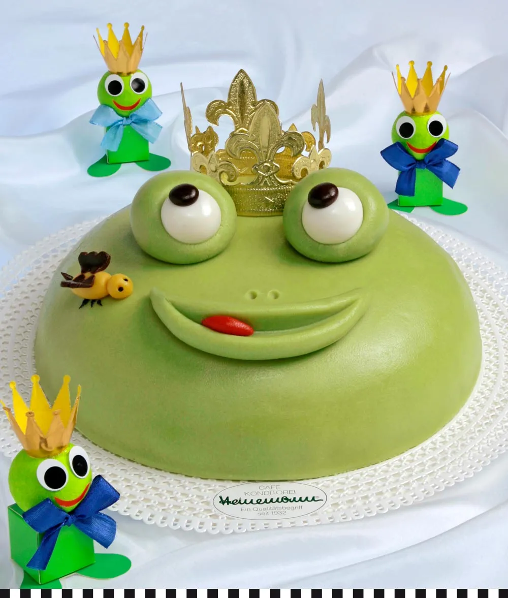 Froschkönig-Torte: Riesenspaß für Kindergeburtstage von Heinemann (Foto: G. Coscia)