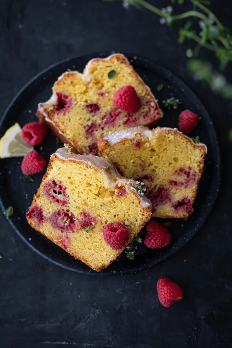 Fruchtiger Himbeerkuchen, perfekter Geburtstagskuchen für Mütter