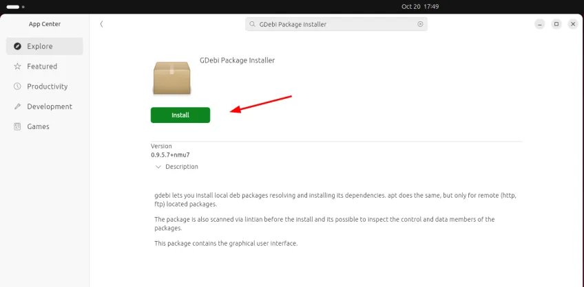 GDebi Paketinstallation Ubuntu 24.04